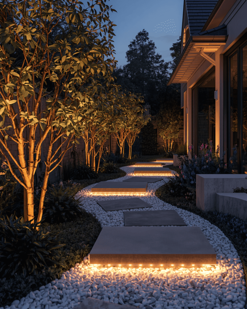 1. Modern Outdoor Garden Lighting Ideas for Luxury 