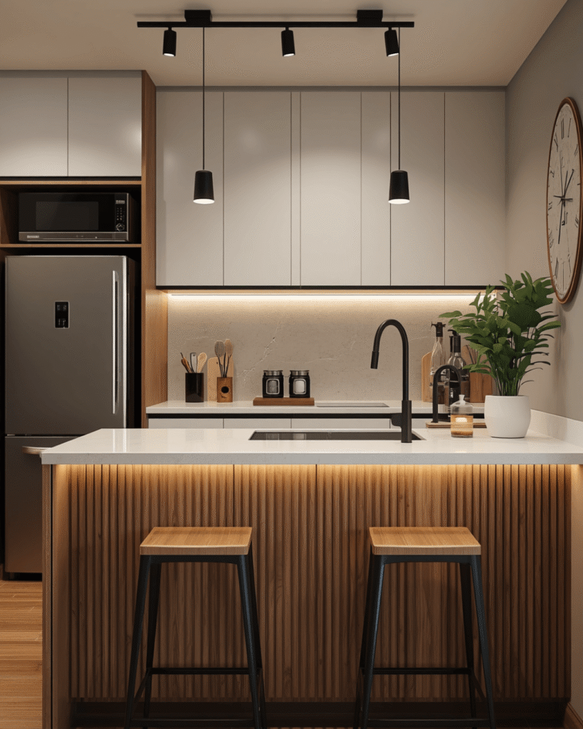 1.Modern Minimalist Kitchen Design for Small 