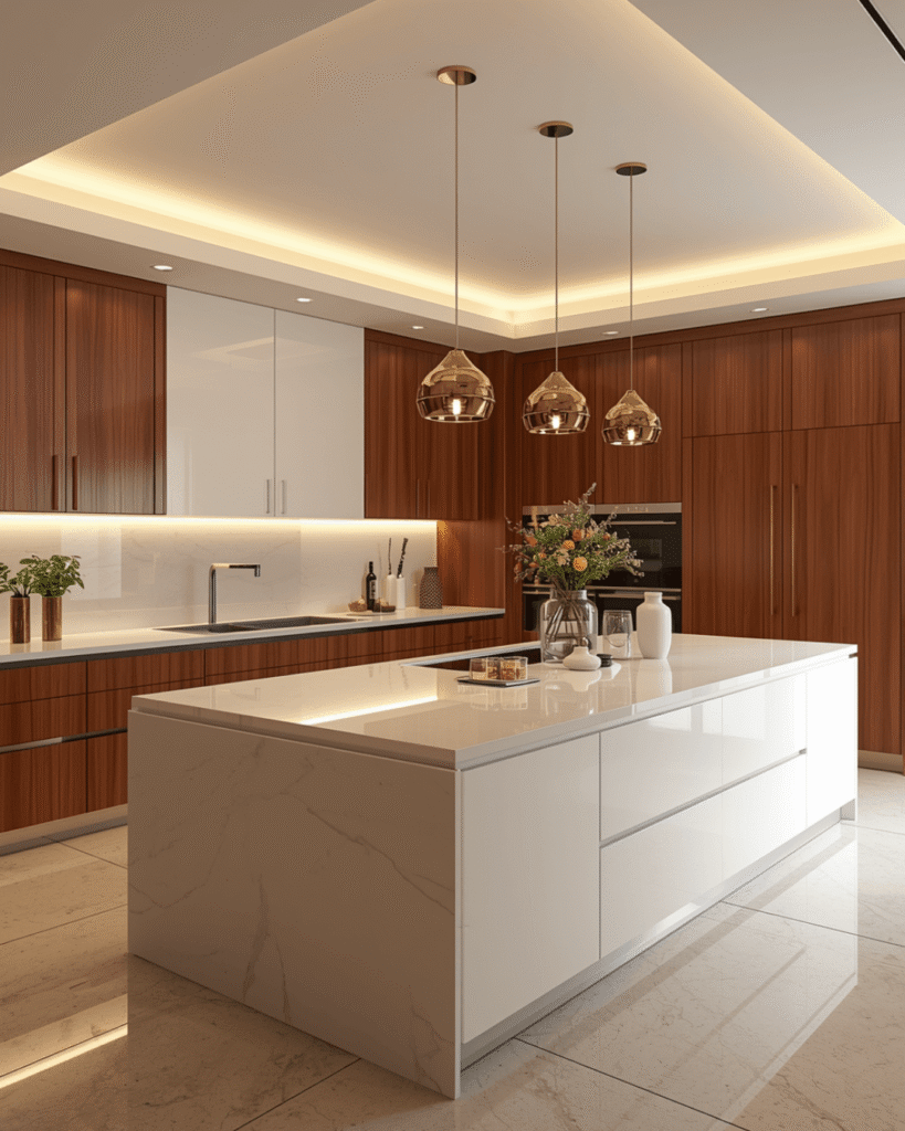 10. Elegant Contemporary Kitchen for Luxury Living