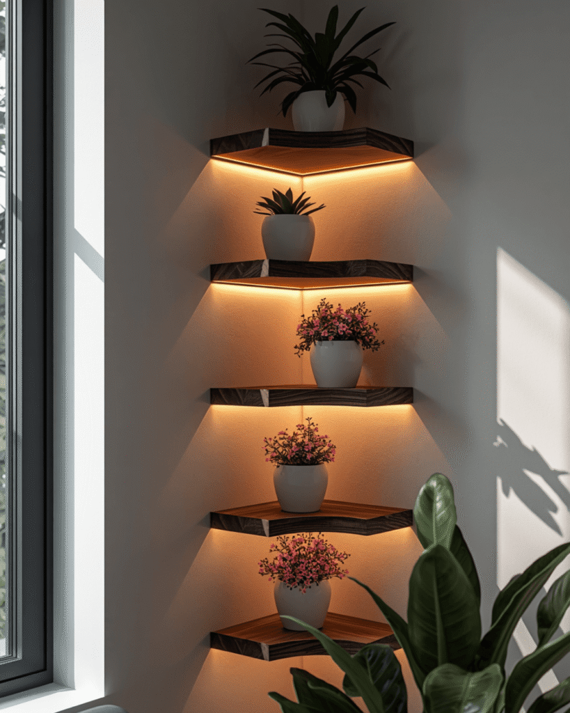 10. Minimalist Plant Shelf Design Ideas for Clean Interiors