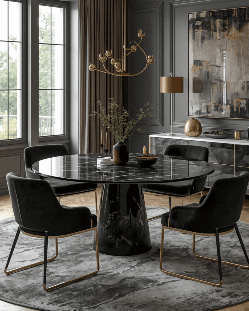 10. Sophisticated Dining Room Setup for Stylish Homes