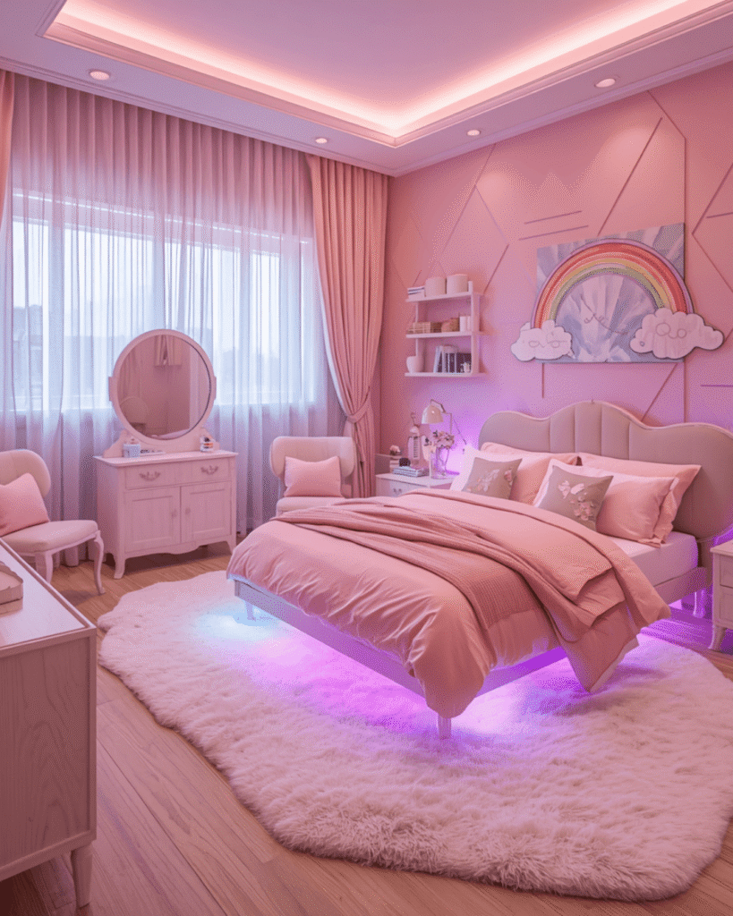 10.Stylish Dream Bedroom for Contemporary Kids