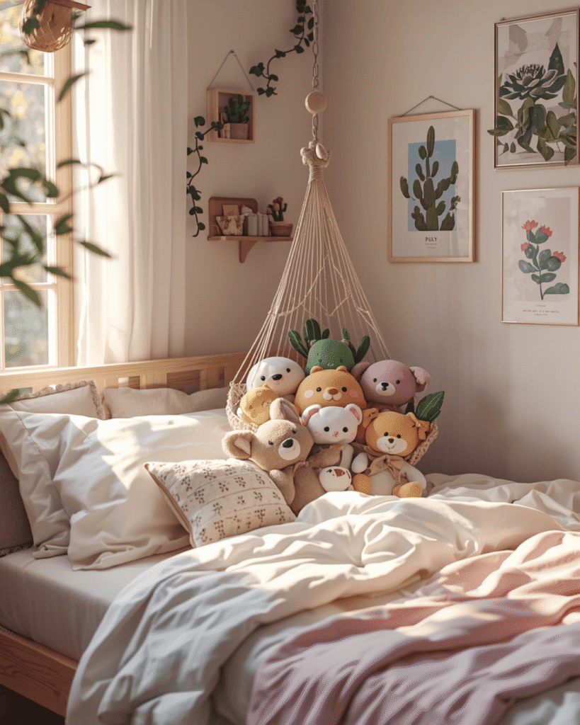 2. Aesthetic Stuffed Animal Room Decor Inspiration