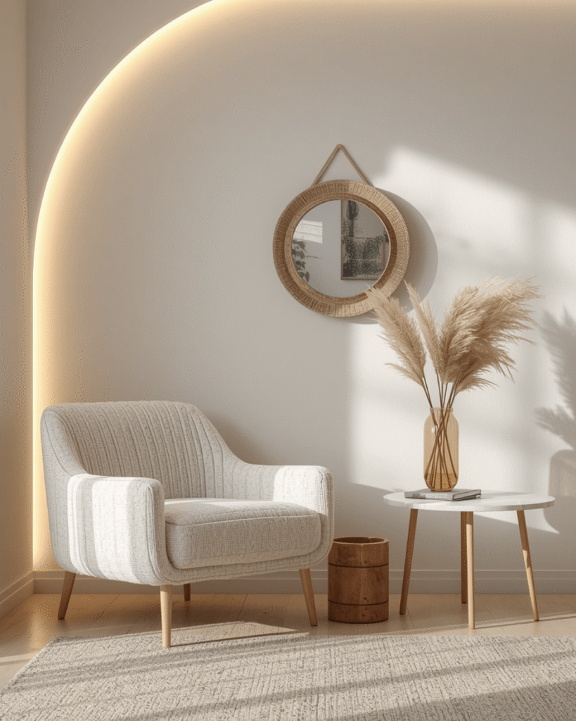 2. Title Elegant Neutral Tone Interior Design Inspiration