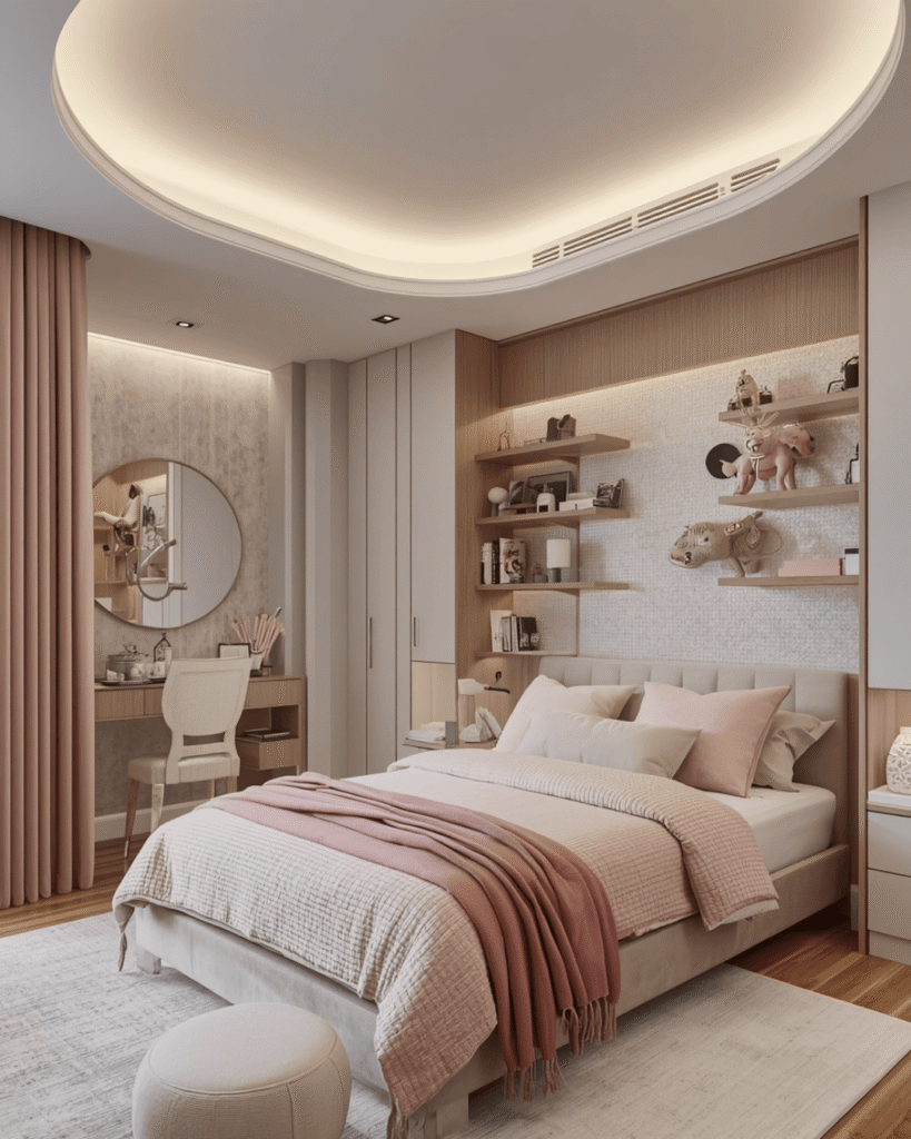 2.Contemporary Neutral Kids Room Inspiration