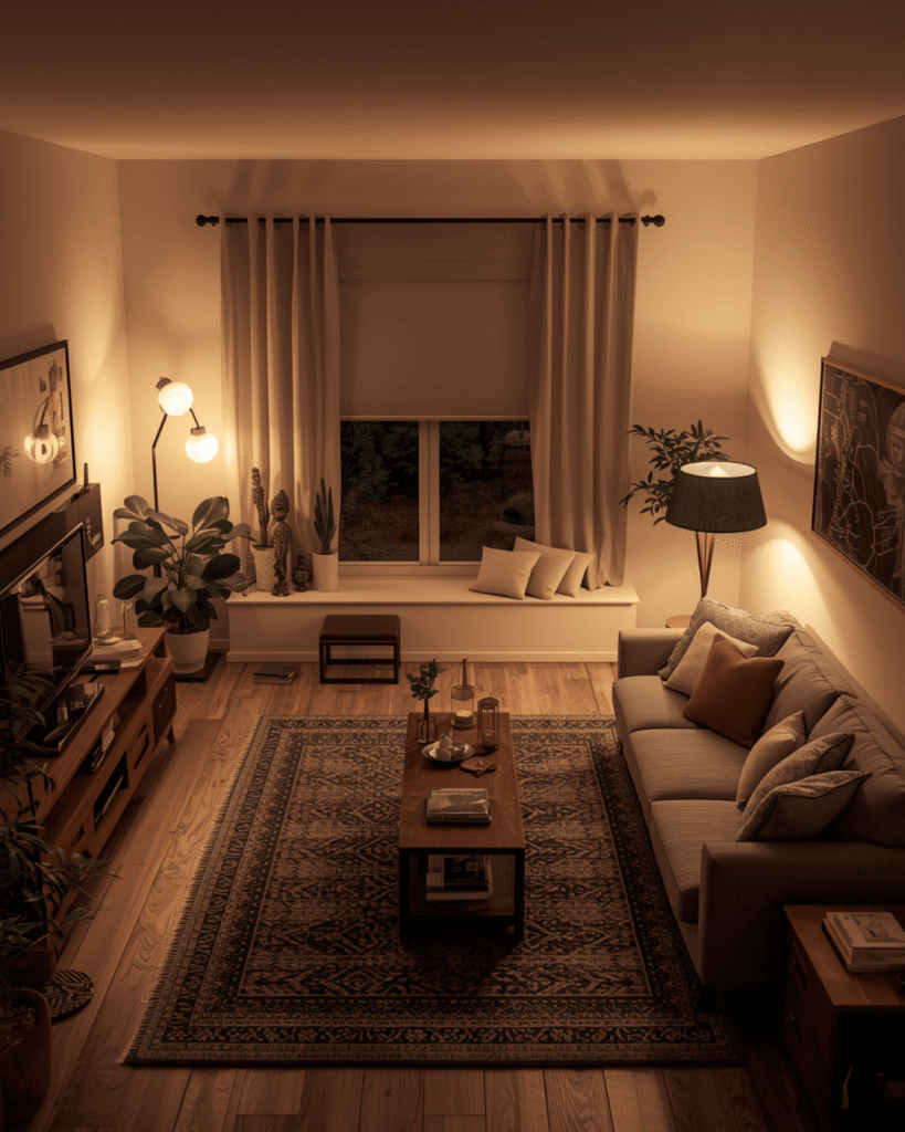 3 . Traditional Living Room Decor Ideas with Modern 