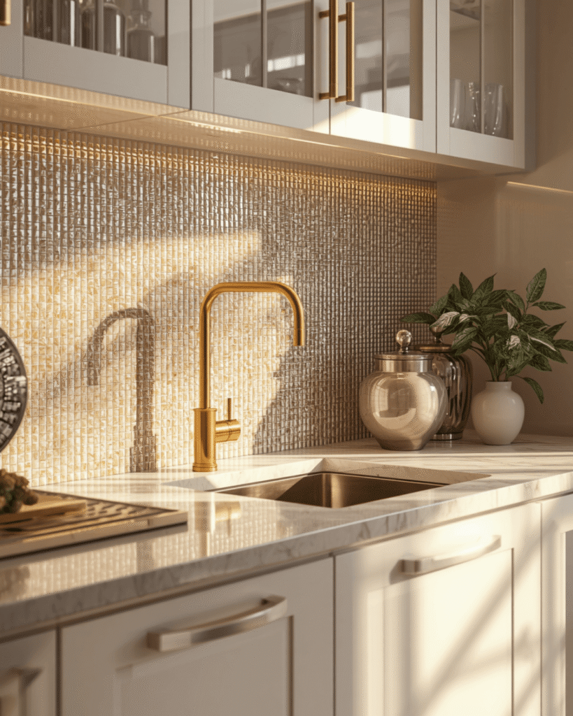 3. Best White And Gold Kitchen Decor Trends