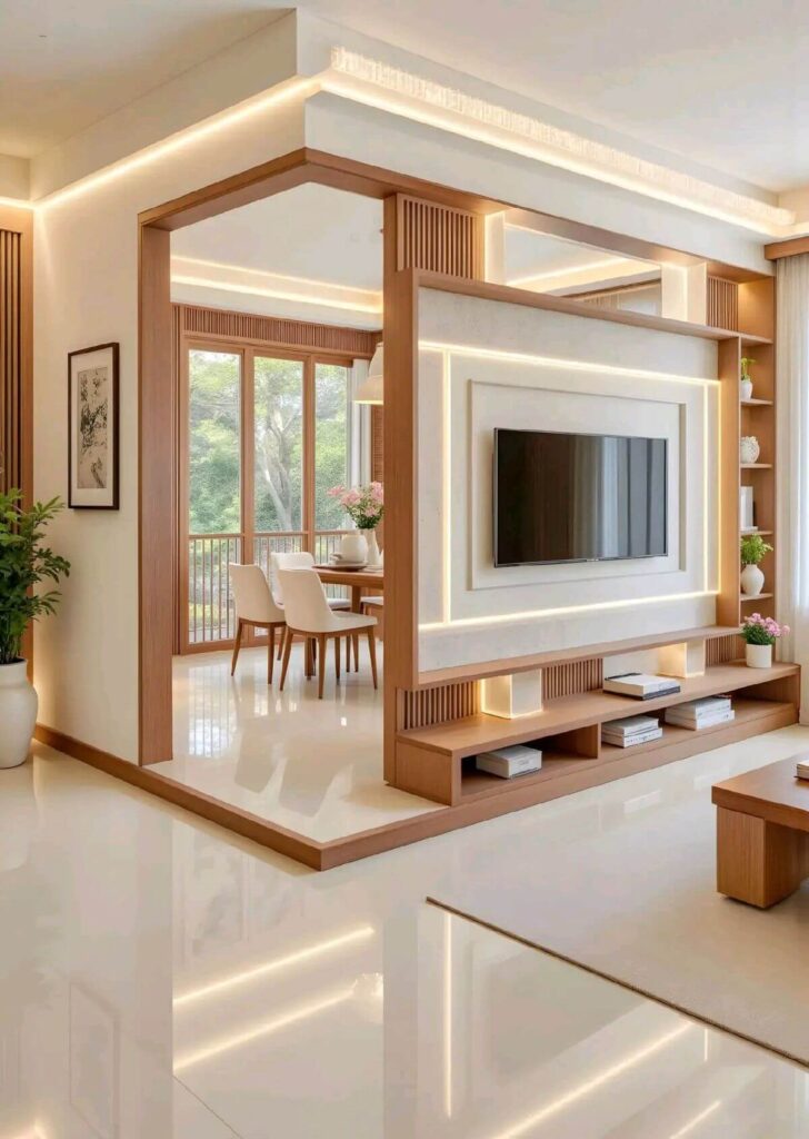 3. Contemporary Open Concept Living Room