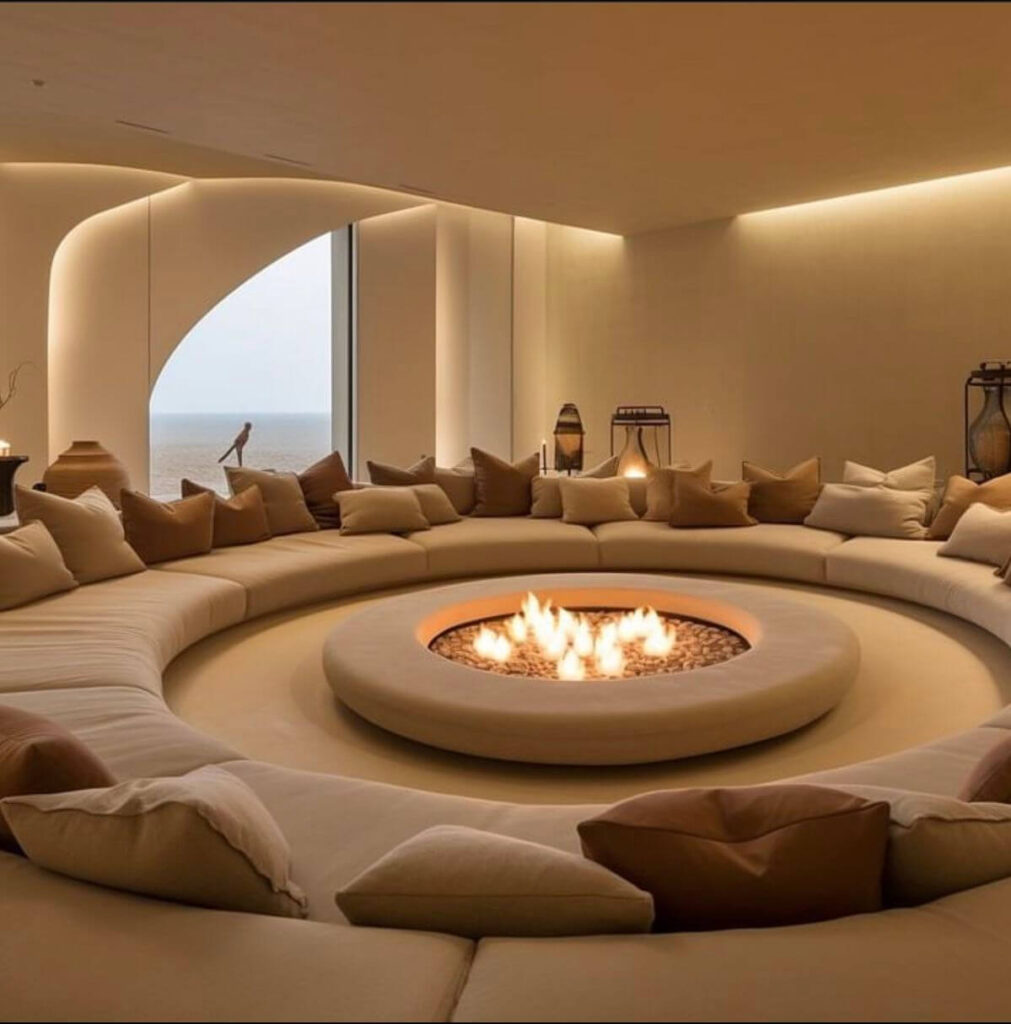 3. Elegant Beige Living Room Inspiration with Cozy Lighting