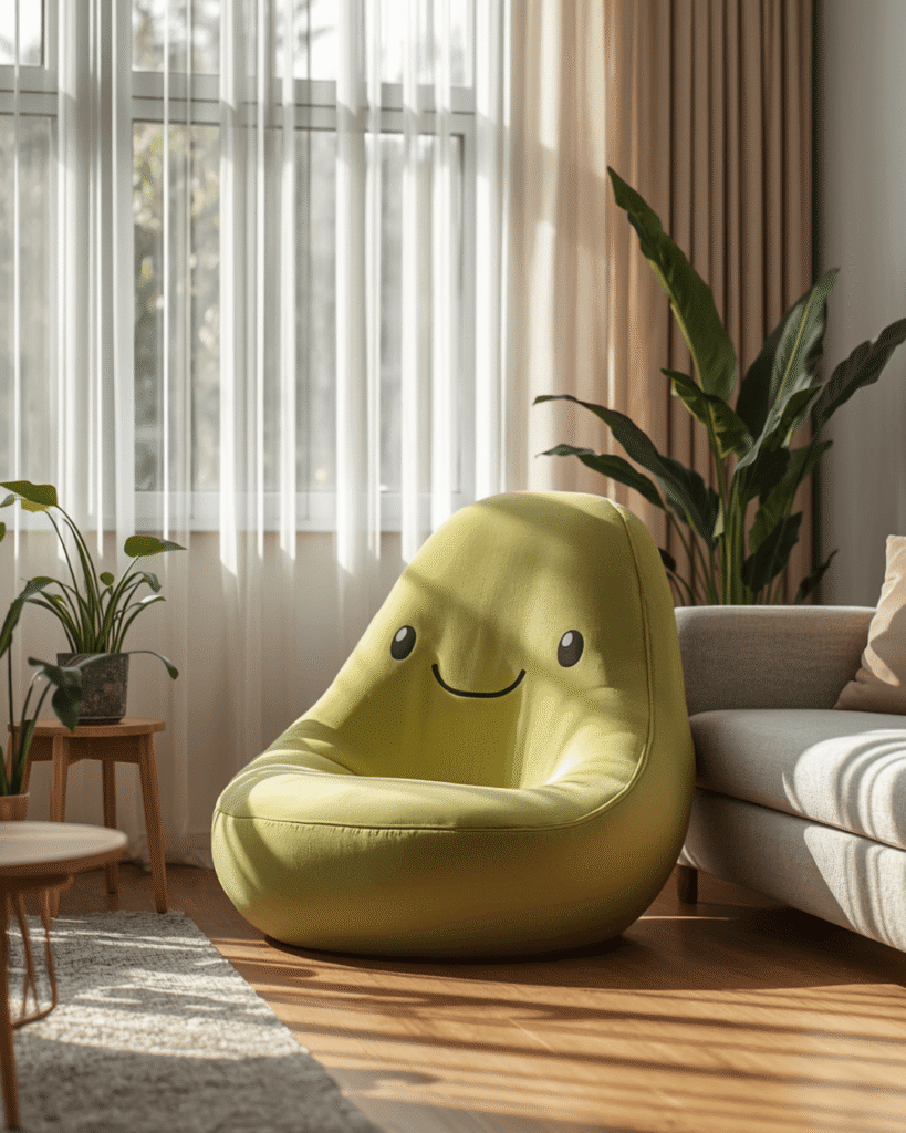 3. Relaxing Corner Ideas with Unique Seating