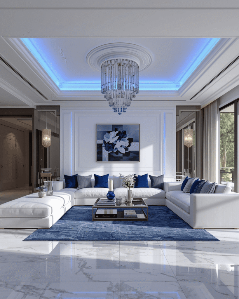 3.Minimal Luxury Living Room Interior Inspiration