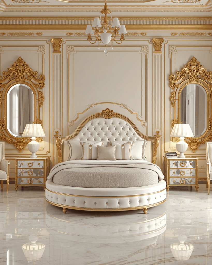 4.  Classic European Luxury Bedroom Design