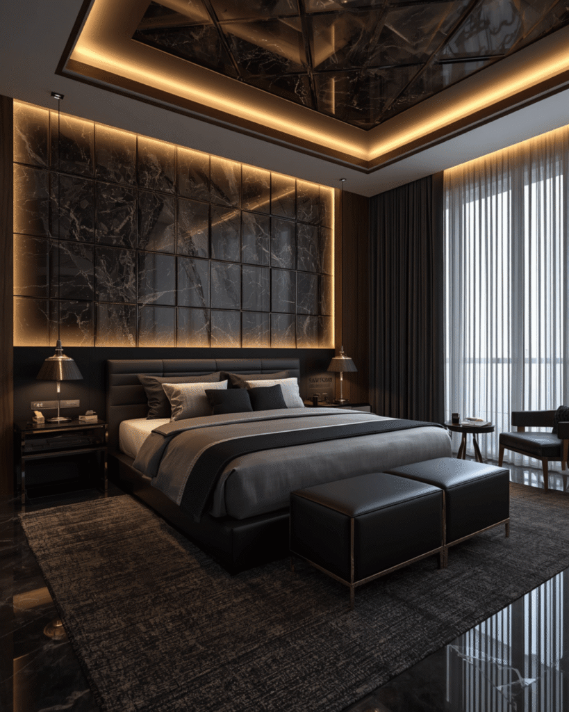 4. Luxury Black Bedroom Ideas for Modern Homes