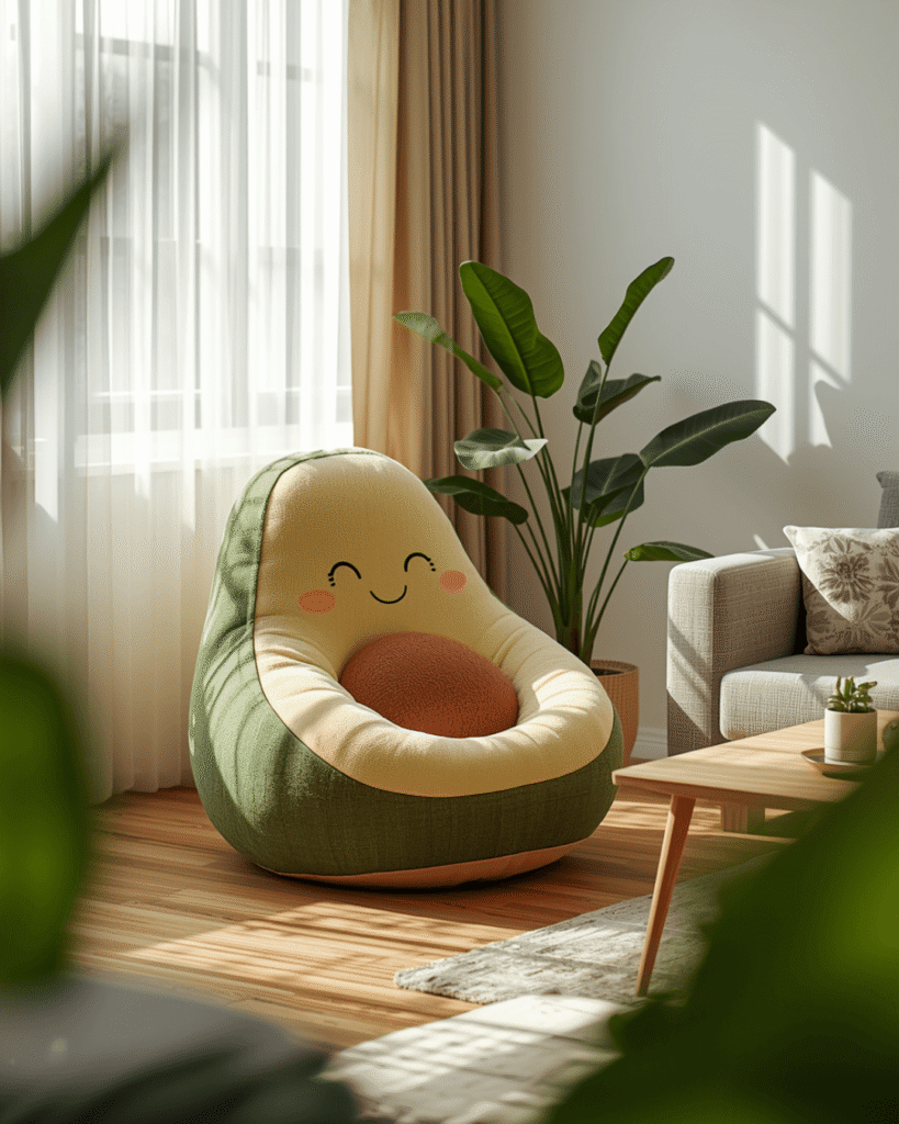 4. Minimalist Living Room with a Fun Twist
