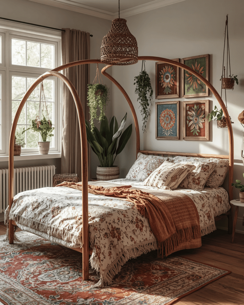 4. Rustic Bedroom Decor Ideas with Natural Wood