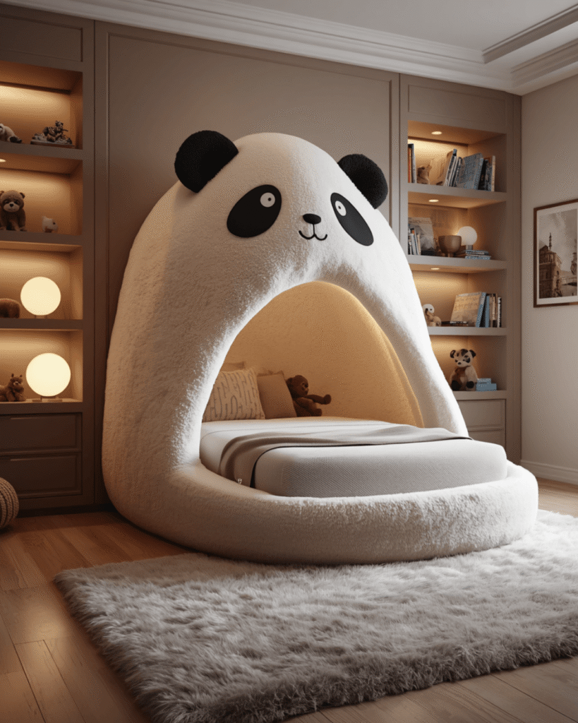 4. Title Cozy Kids Bedroom Setup with Panda Bed