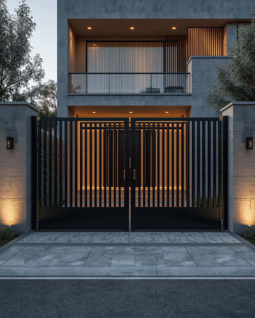 3. Metal Gate Designs for Stylish Homes