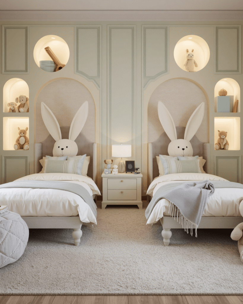 5. Cozy Bunny Nursery Room Design