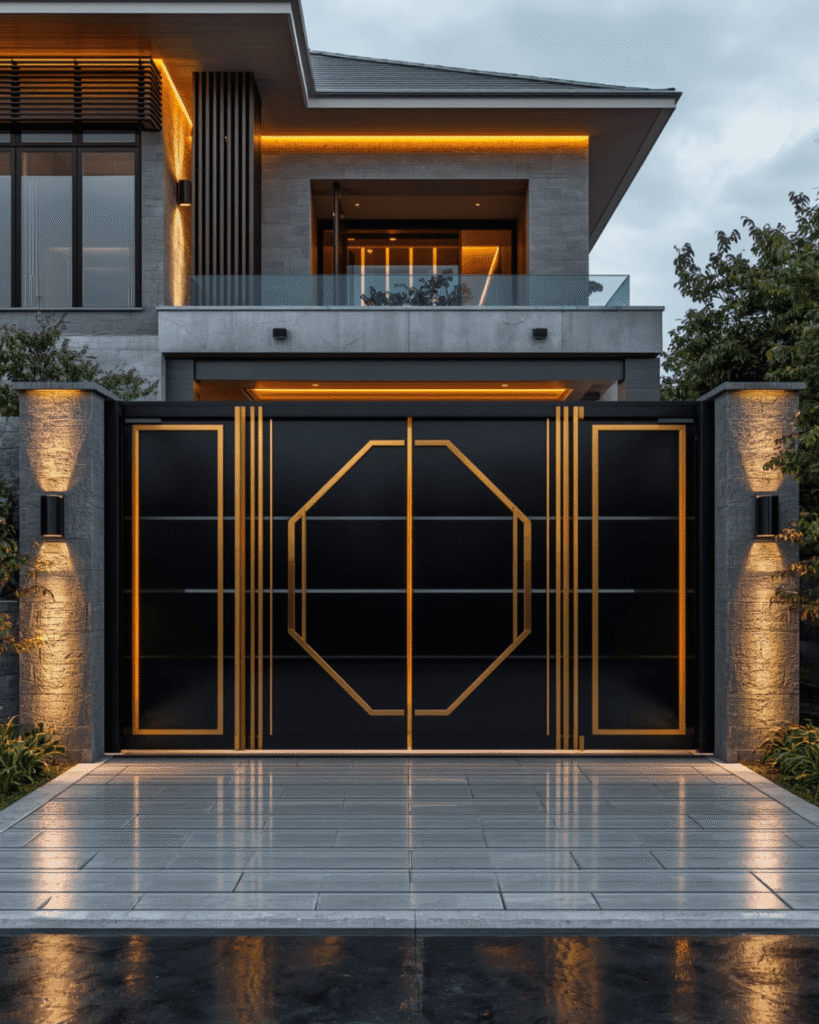 5. Modern Exterior Gate Trends for Luxury 