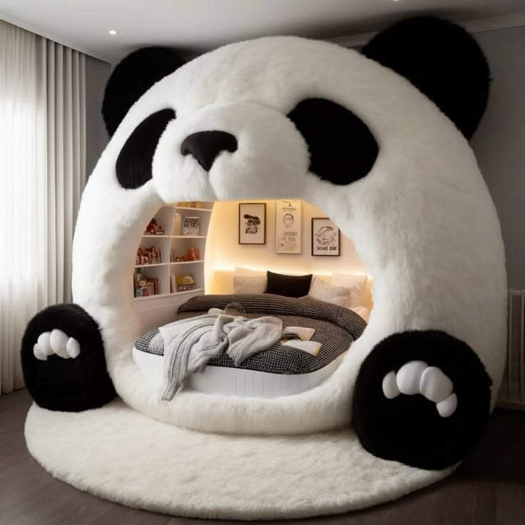 5. Title Modern Kids Room Panda Inspired Furniture