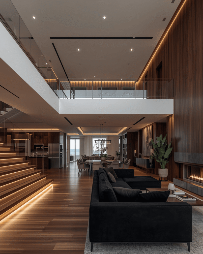 5.Modern Floating Staircase Design 