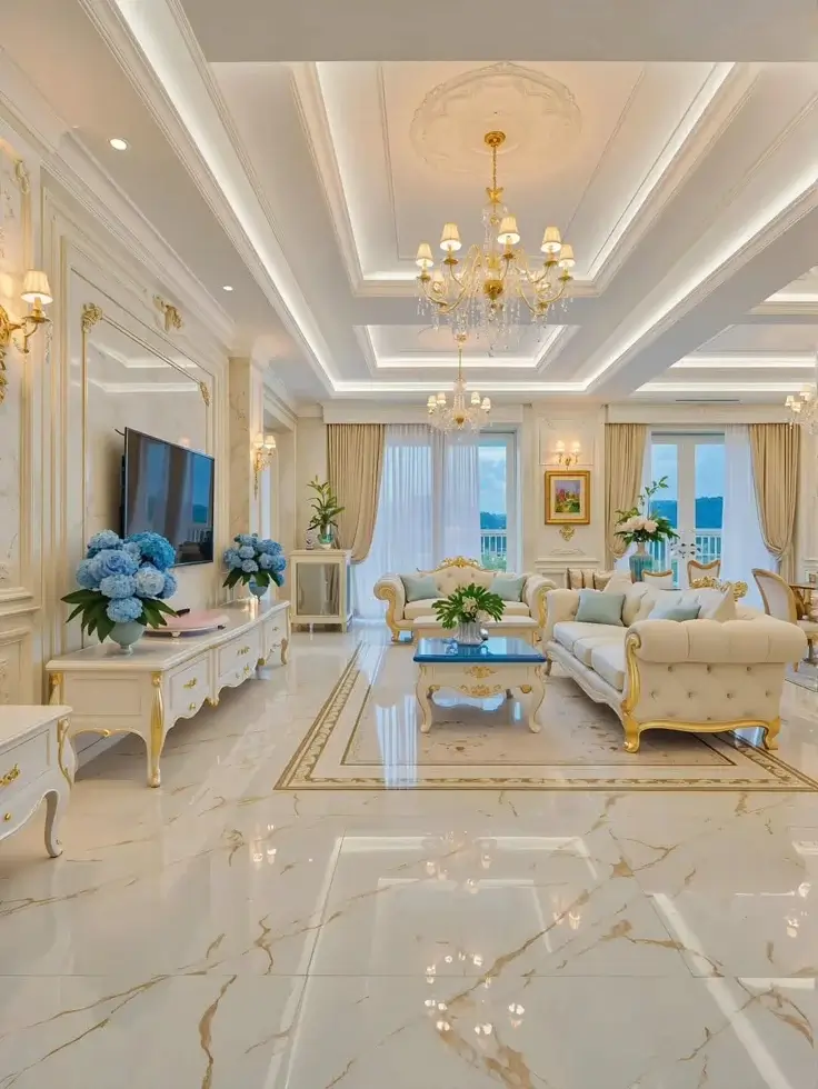 5. Luxury Family Living Room Ideas for Large Homes