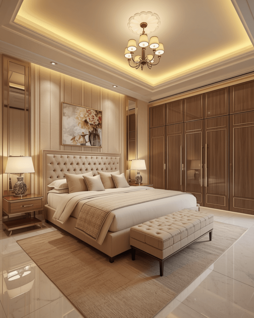 6. Cozy Beige Bedroom Ideas For Small Spaces