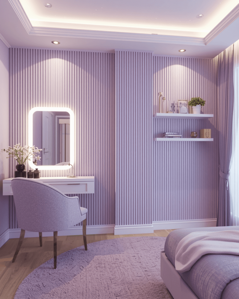 6. Cozy Modern Bedroom Inspiration with Star Ceiling Lights