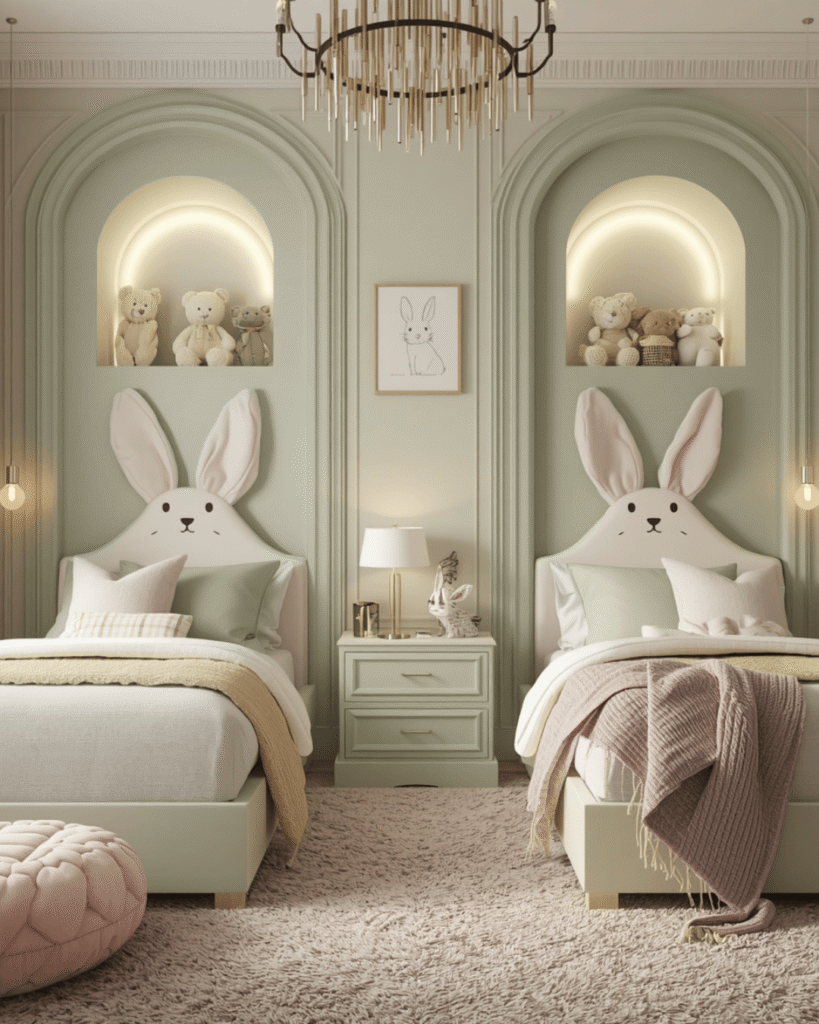 6. Dreamy Twin Bedroom Ideas for Stylish Kids Spaces