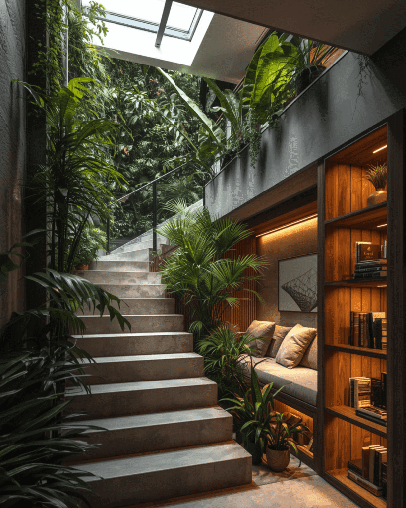 6. Elegant Nature-Inspired Interior Design for Small Spaces