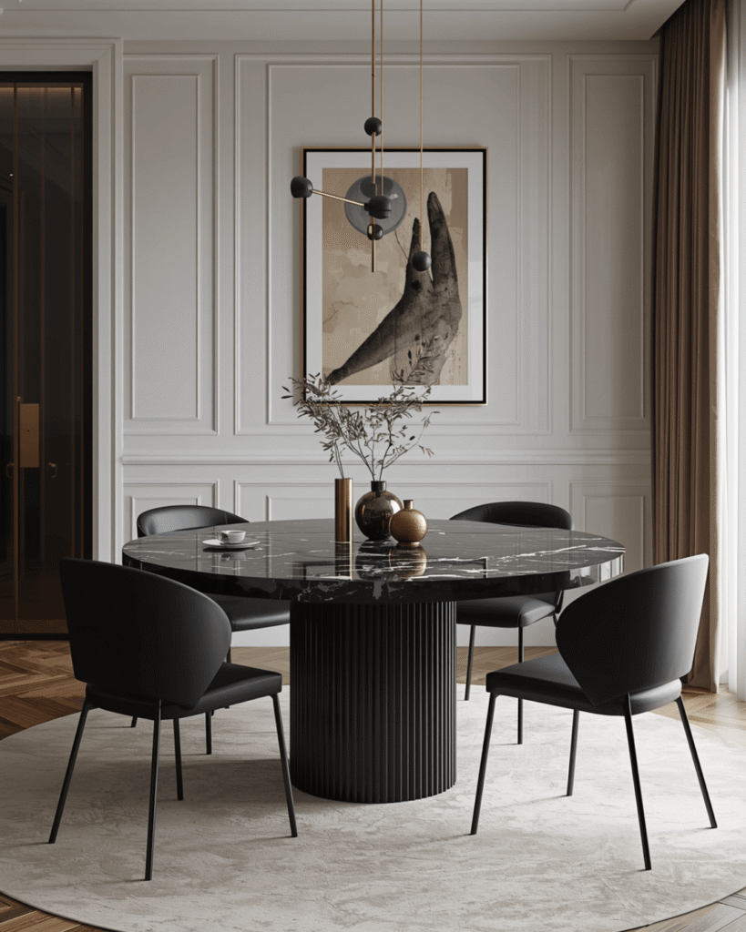 6. Minimalist Dining Room Inspiration