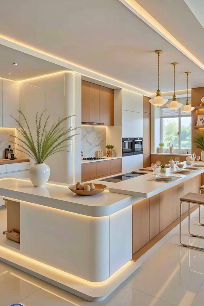 6. Sophisticated Neutral Kitchen Interior Inspiration