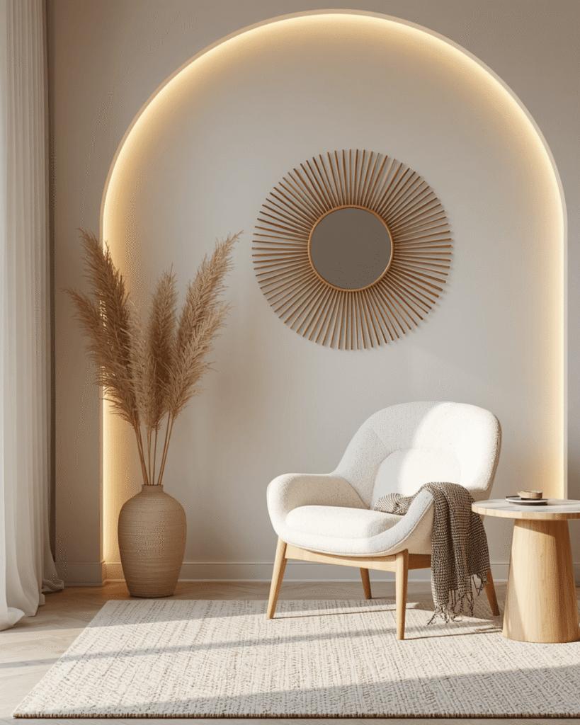 7. Title Contemporary Neutral Living Room Decor