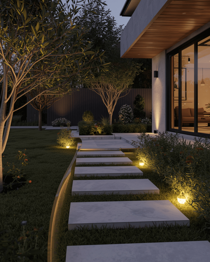 7. Title Stylish Outdoor Lighting Ideas for Contemporary Gardens