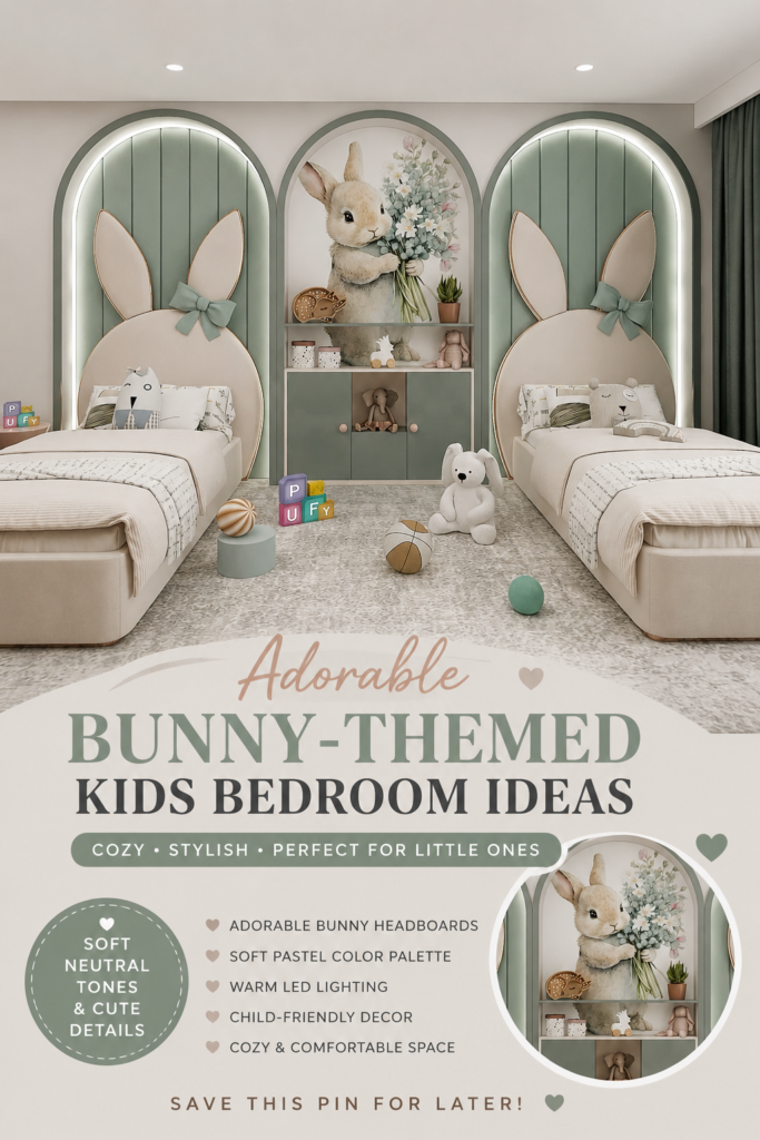 Luxury Bunny-Themed Kids Bedroom Ideas for Modern Homes