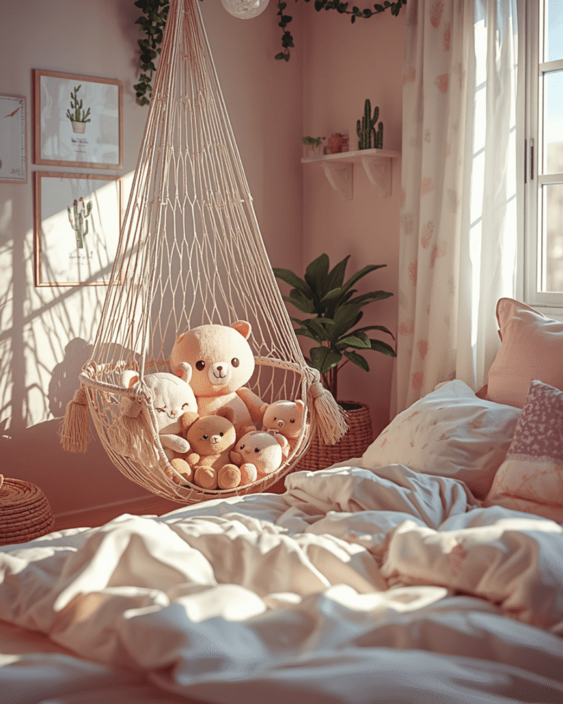 8. Kawaii Plush Toy Storage Ideas Small 