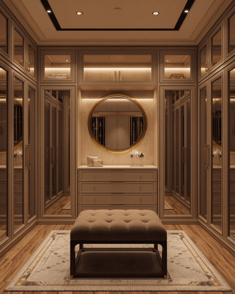 8. Neutral Bedroom Wardrobe Design Inspiration