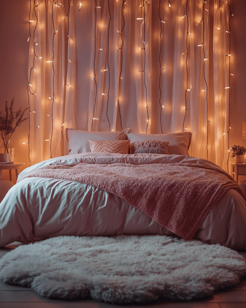 8. Stylish Bedroom Decor Ideas with Wall Art and Shelf Styling