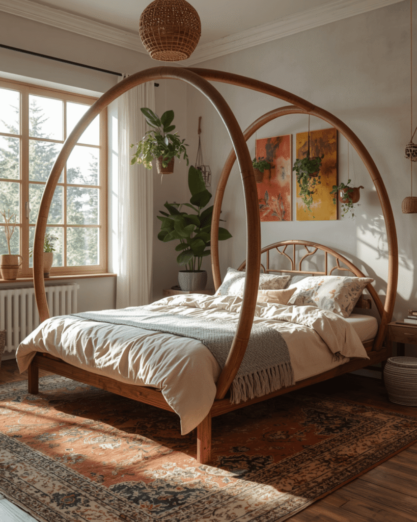9. Boho Chic Bedroom Ideas with Natural Colors