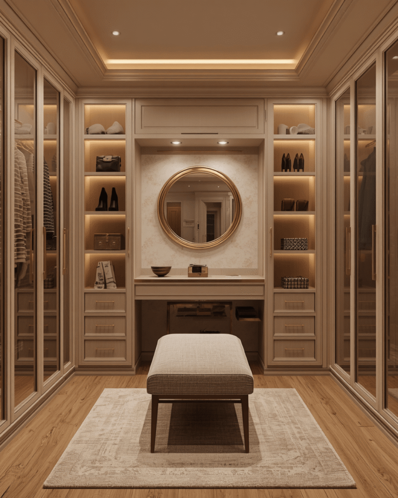 9. High-End Bedroom Storage Solutions With Modern Style