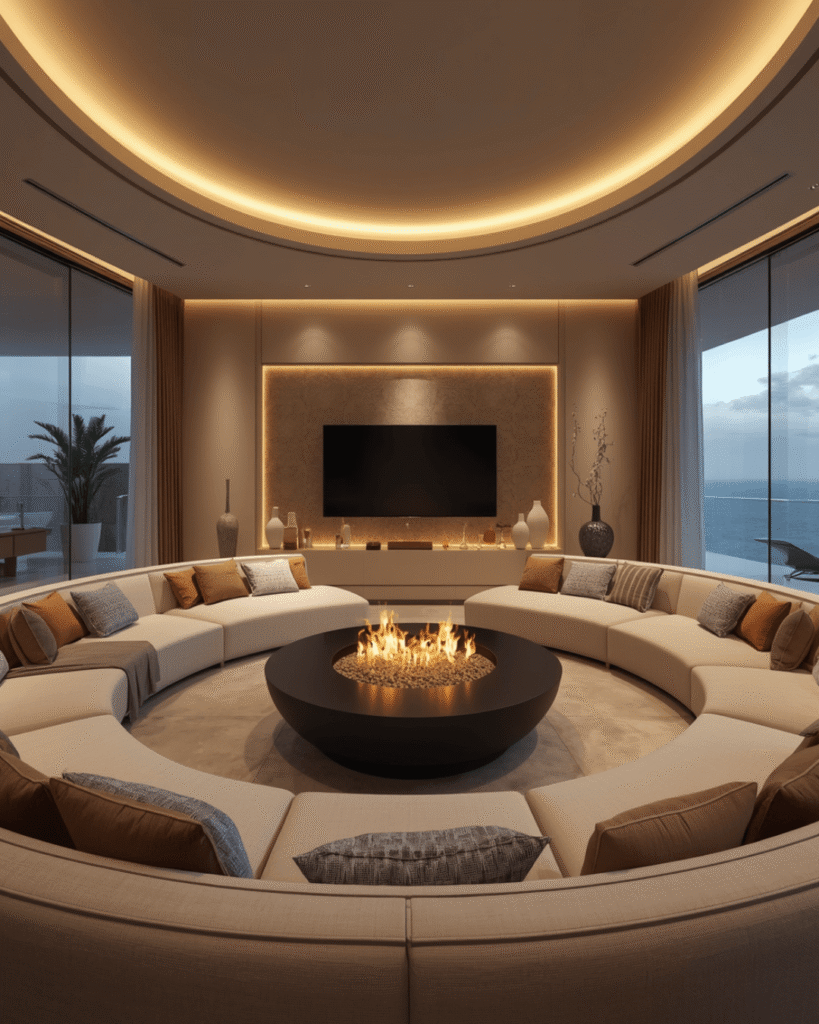 9. Premium Minimalist Lounge Interior for Elegant 