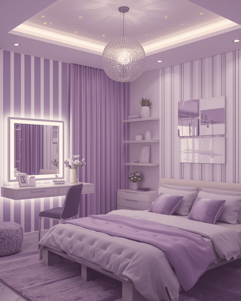 9. Soft Purple Interior Design Trends