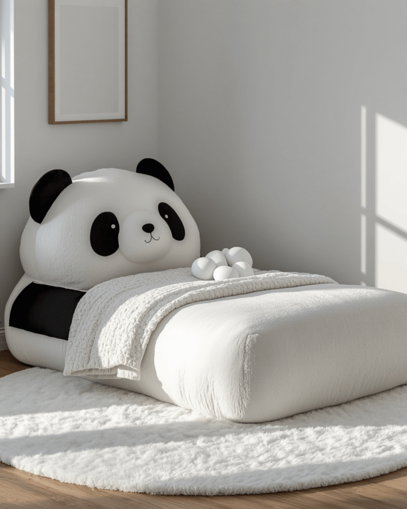 9. Title Cute and Cozy Bedroom Kids with Panda Beds