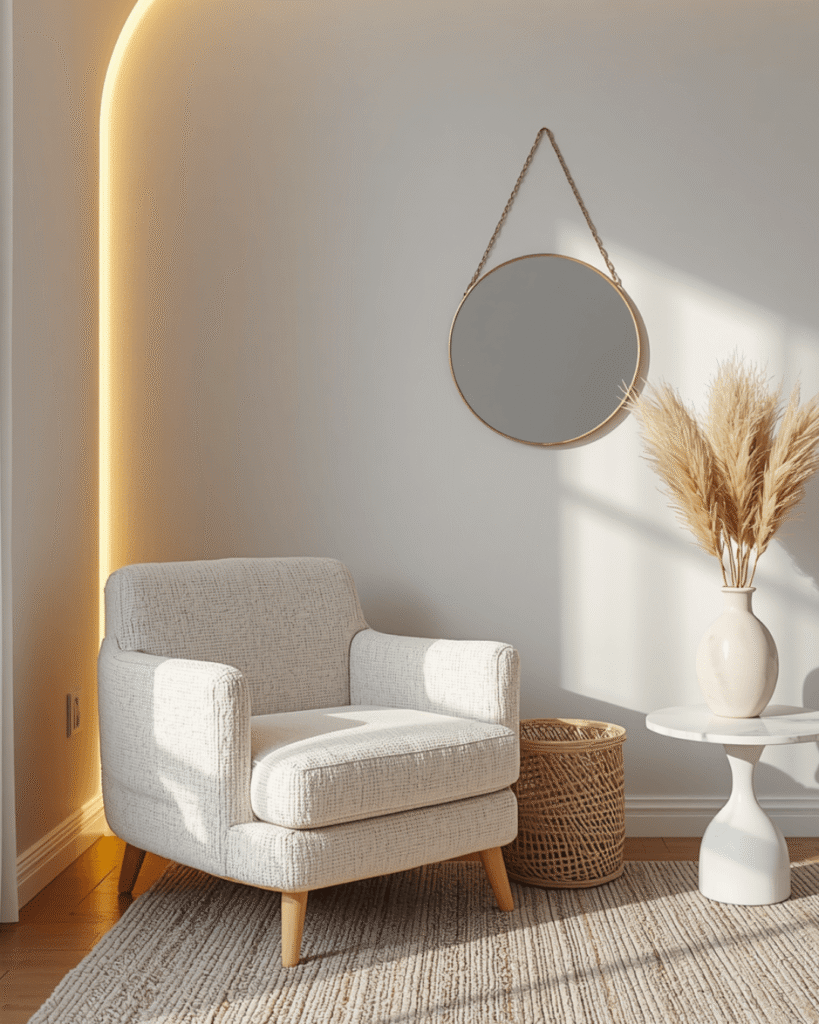 9.Modern Reading Corner Design Inspiration