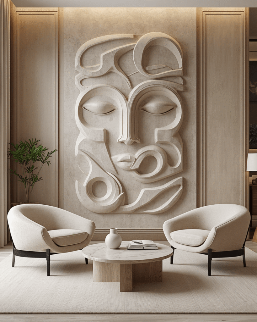 Modern Beige Living Room Inspiration