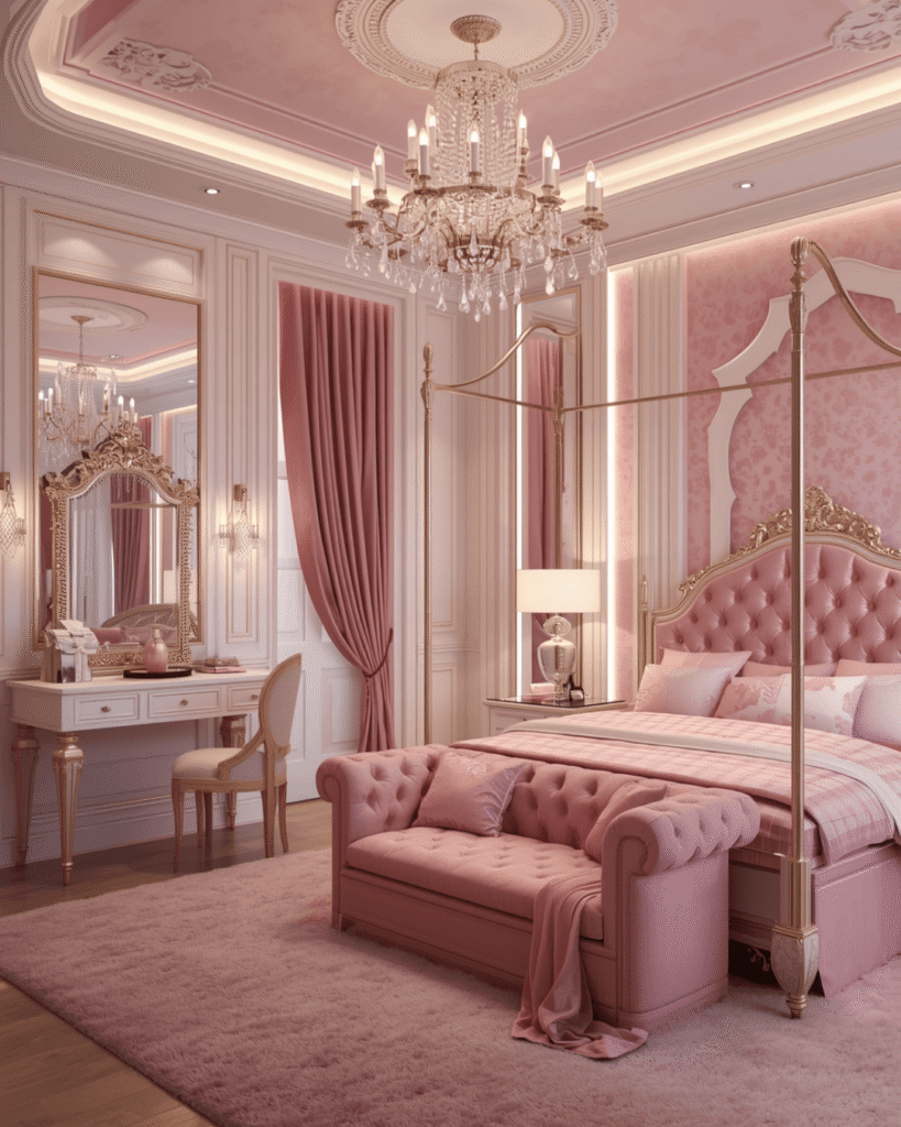 8. Pinterest-Worthy Luxury Pink Bedroom Inspiration