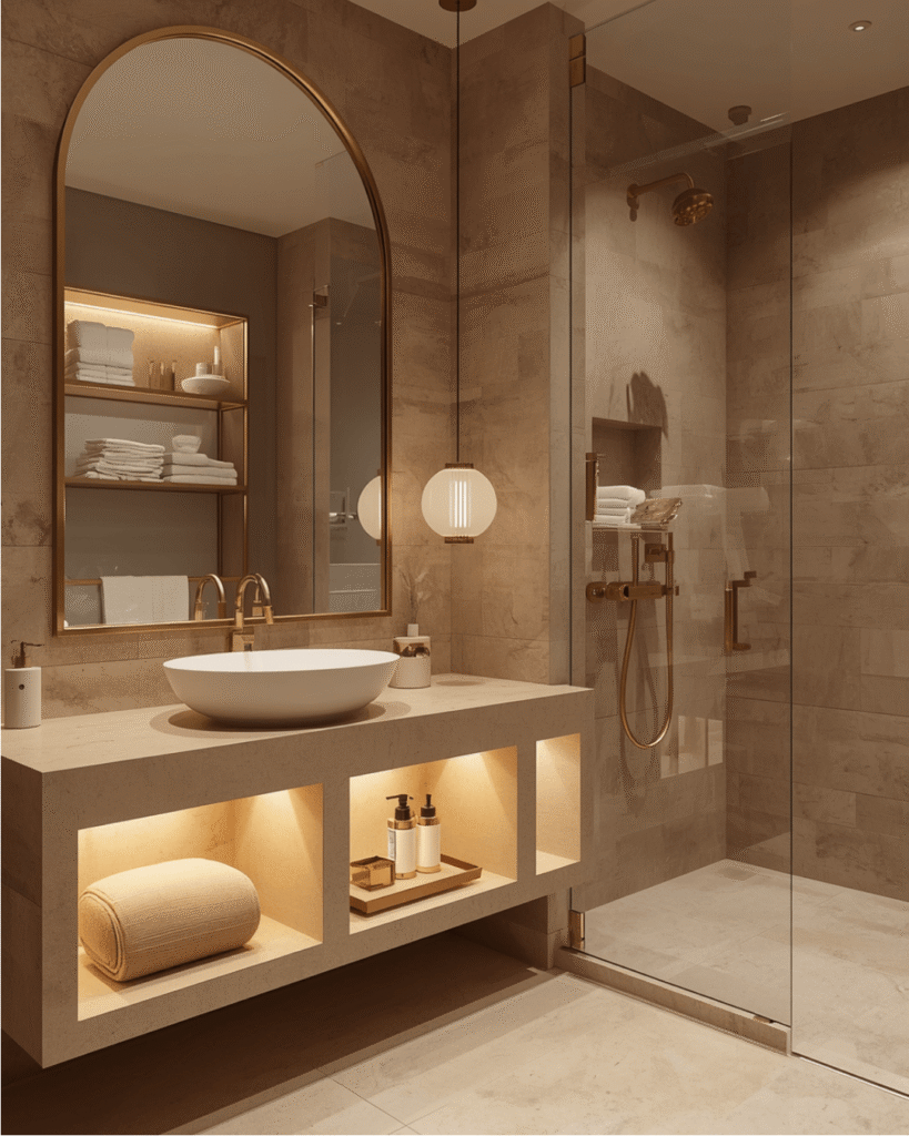 5. Luxury Hotel Style Bathroom Design