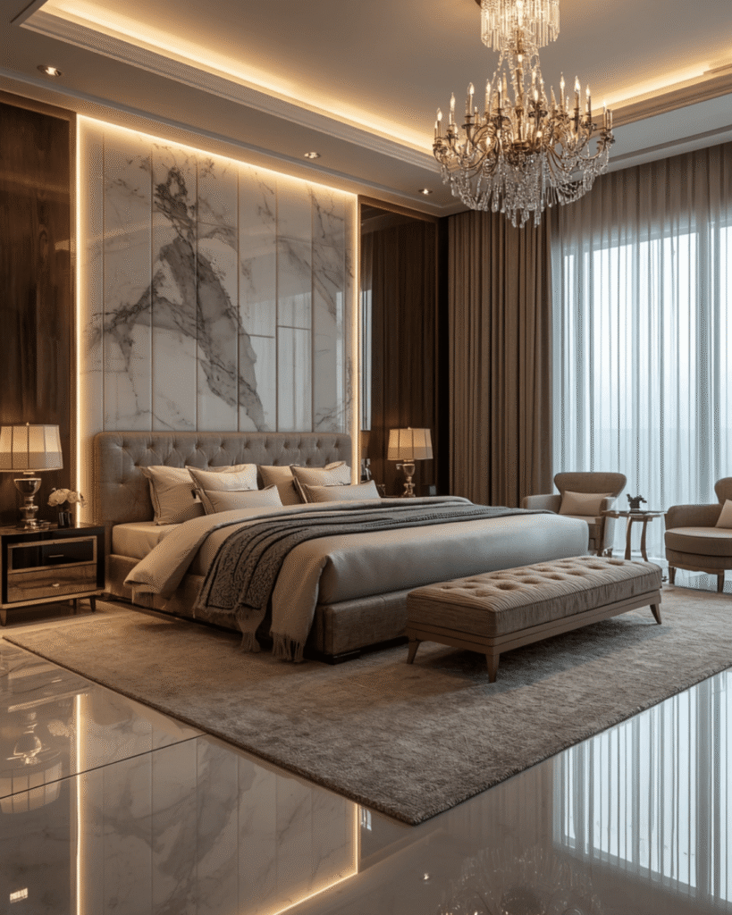 5. Stylish Beige Bedroom Decor for Modern Interiors