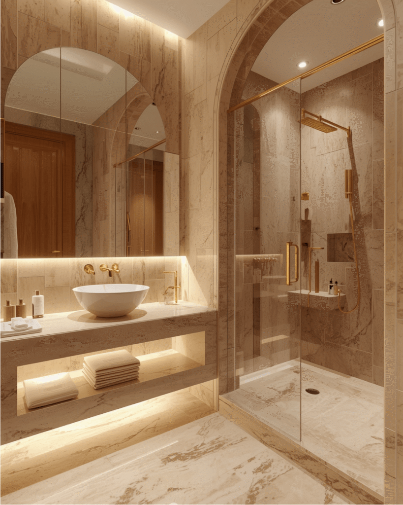 6. Best Recessed Bathroom Shelf Ideas for a Clean