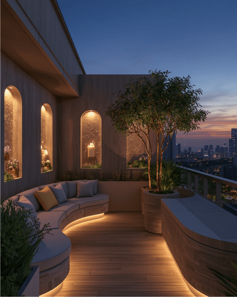 7. Tropical Balcony Design Ideas for Urban Apartments